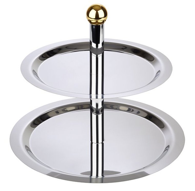 Etagere FINESSE 2-stufig 380 x mm Edelstahl