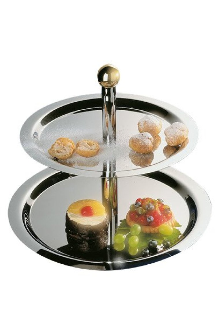 Etagere FINESSE 2-stufig 380 x mm Edelstahl