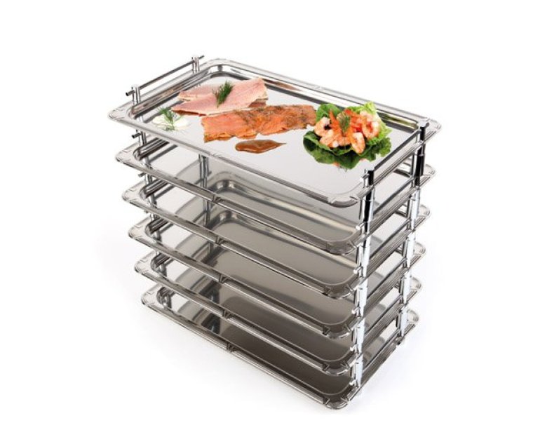 Buffet-System-Tablett PROFILINE GN 1/1 530 x 325 mm Edelstahl