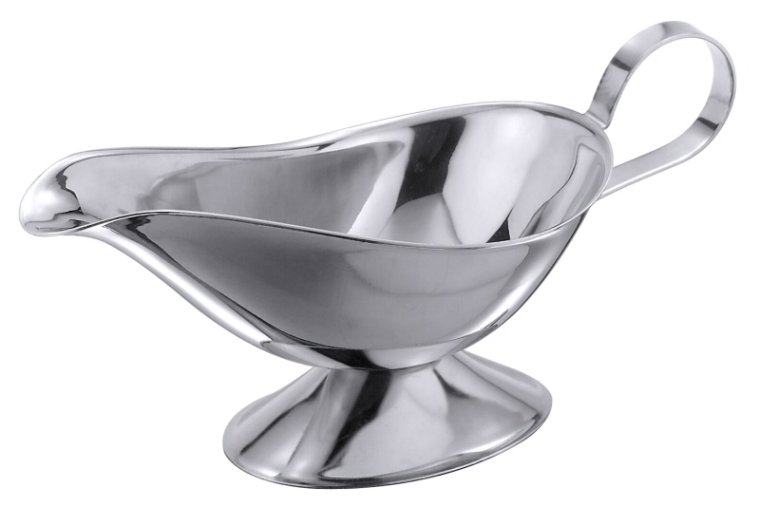 Sauciere mit Fuß 0,28 l Edelstahl