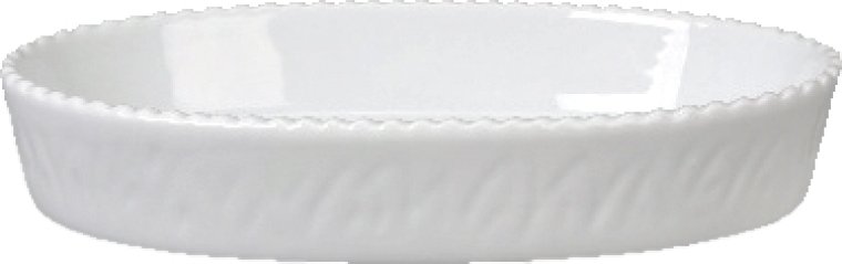 Backform 24 cm oval Toscana weiss weiß
