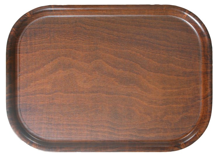 Holztablett 58X38 cm mit rutschfester Oberfläche
