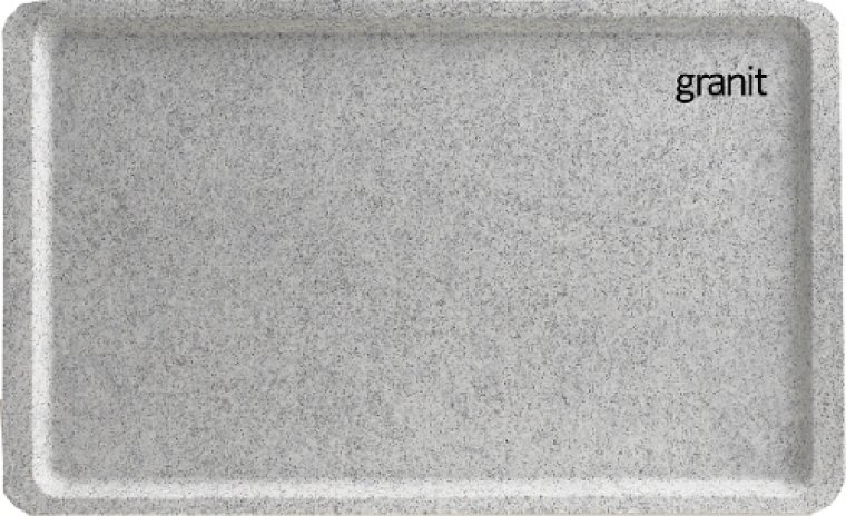 Tablett 53X32cm GN GP4002 granit Kunststoff