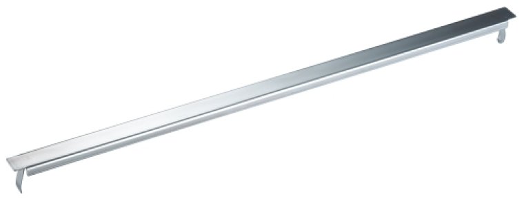 Steg ST 5F für Behälterzusammenstellung mit Federarretierung 530 x 22 mm Edelstahl