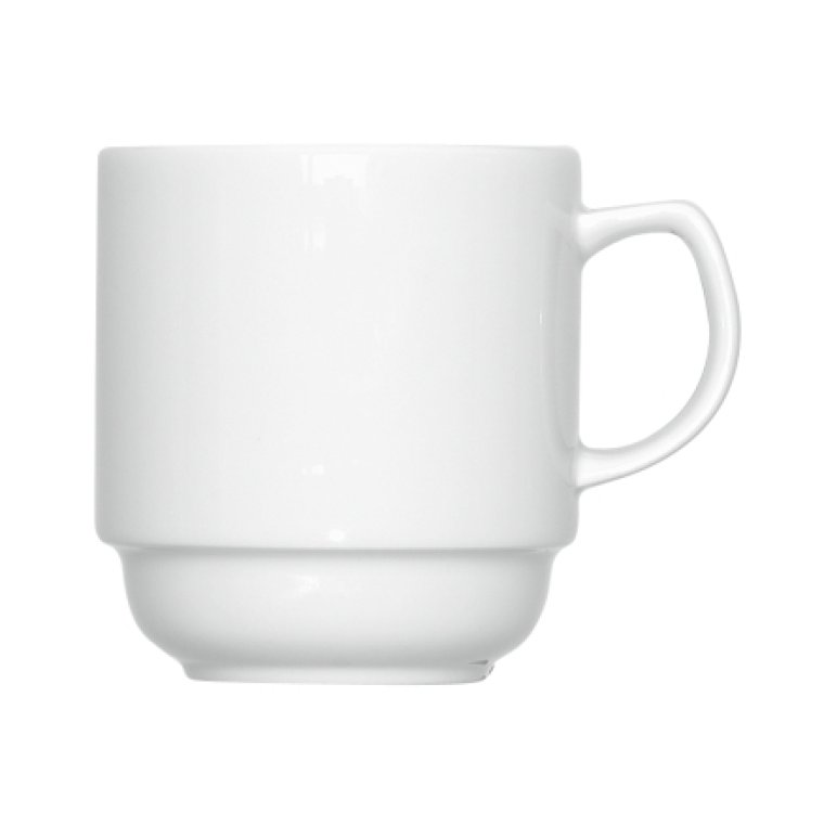Becher 1118/0.30 weiß, B1100 Ø 82 mm