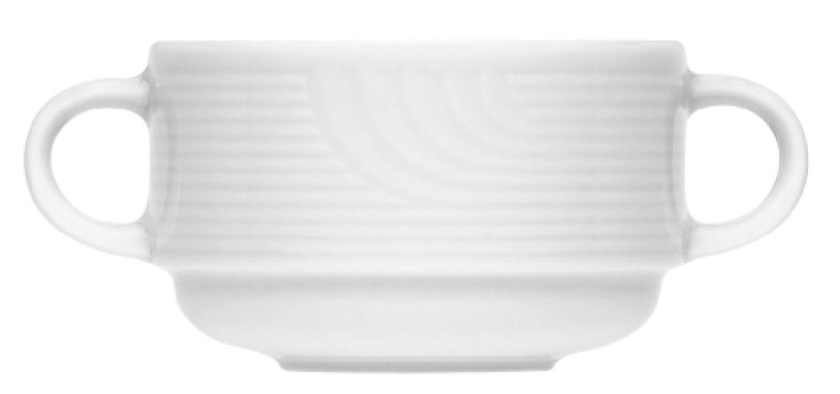 Suppentasse stapelbar 2555/0.27 weiß Ø 138 mm Carat Porzellan