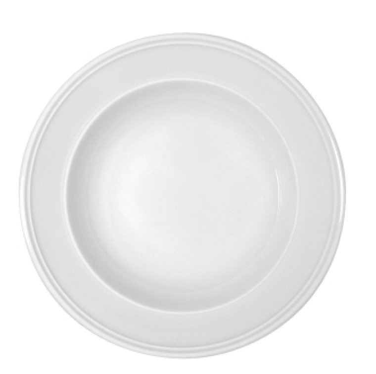 Teller tief Fahne Ø 29 cm weiß Come4Table Porzellan