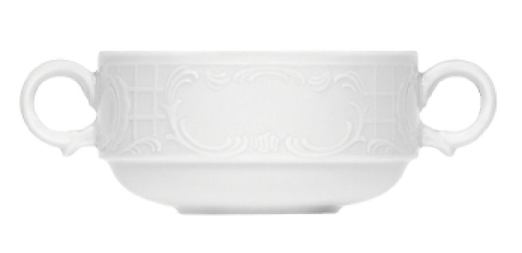 Suppentasse stapelbar 3857/0.26 weiß Ø 156 mm Mozart Porzellan