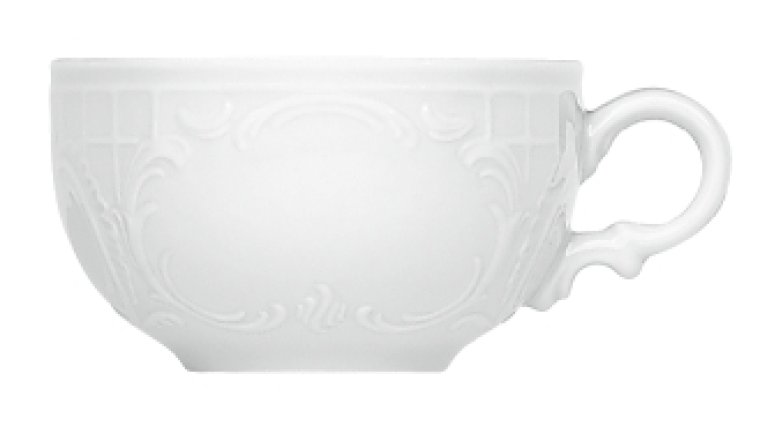 Obere nieder 3800/0.18 weiß Ø 90 mm Mozart Porzellan