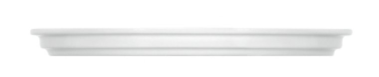 Teller flach 23 cm 9448/23 weiß Krankenhaus Porzellan