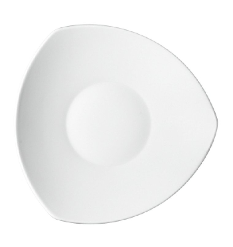Teller tief coup dreieckig 7153/30 cm weiß Options Porzellan