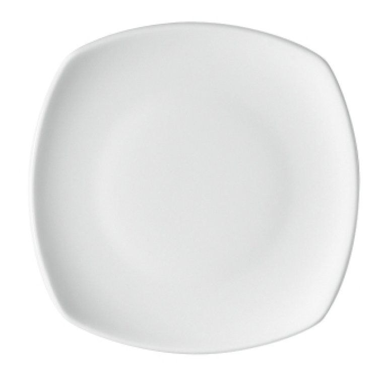 Teller flach coup viereckig 7152/15 cm weiß Options Porzellan