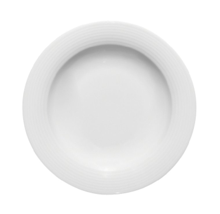 Teller tief Fahne 8050/23 cm weiß Dialog Porzellan