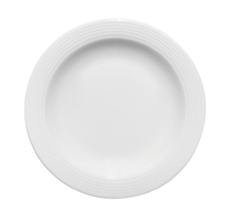 Teller halbtief Fahne 8050/20 cm weiß Dialog Porzellan