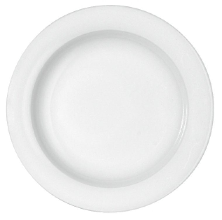 Teller halbtief Fahne 9050/20 cm weiß Dimension Porzellan