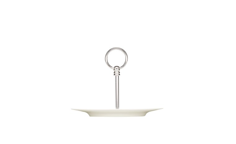 Etagere Teller flach Fahne 1-fach komplett Ø 225 mm Purity Porzellan