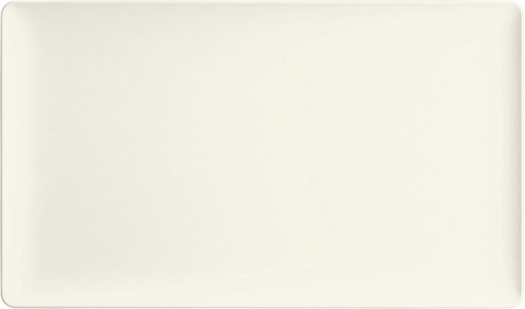 Platte rechteckig coup 42x20cm Purity