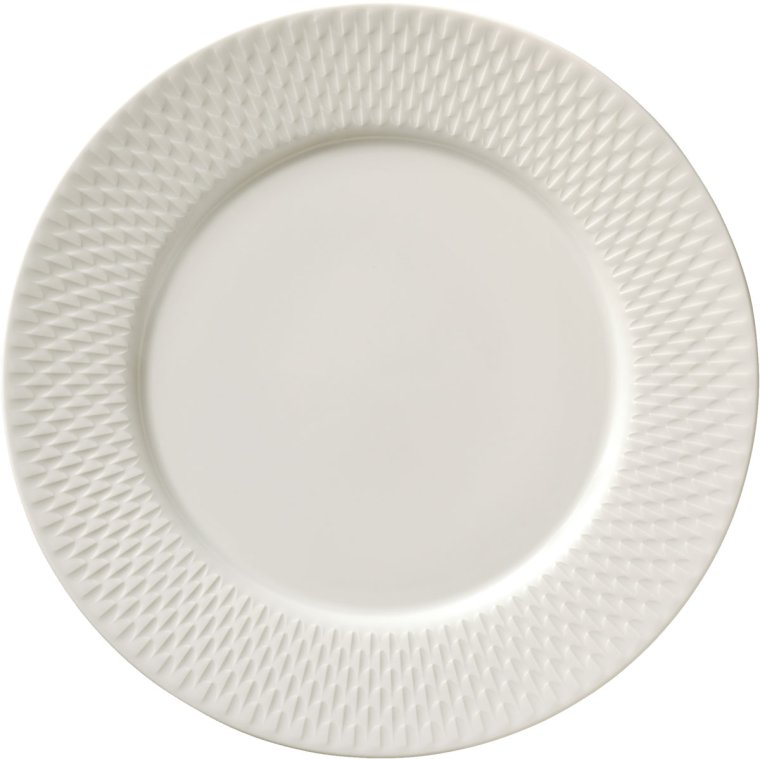 Teller flach rund Fahne 17 cm Purity Reflections Porzellan