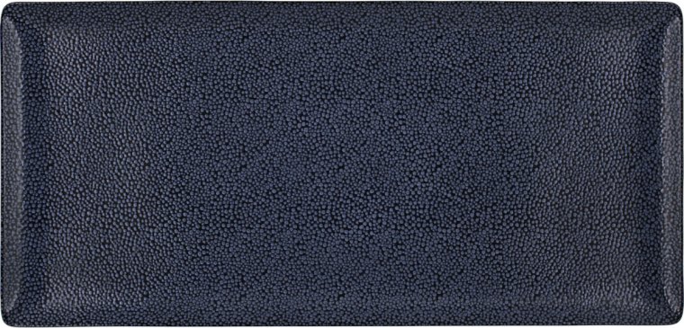 Platte rechteckig coup 42 x 20 cm Pearls Dark