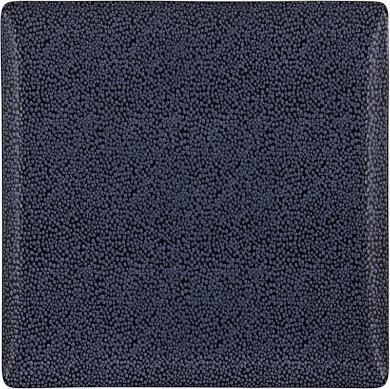 Teller flach quadratisch coup 27 x cm Pearls Dark Porzellan
