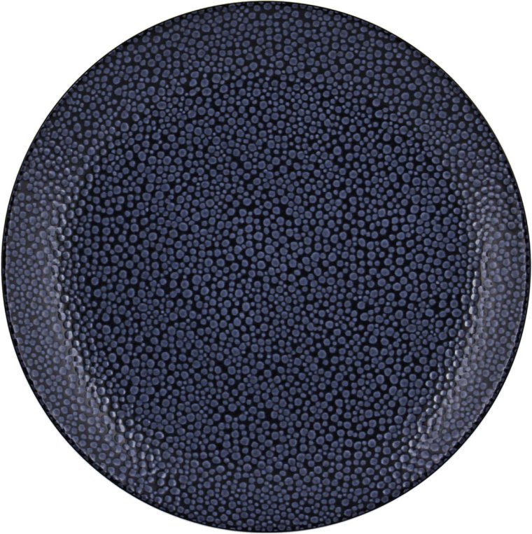 Teller flach rund coup 16 cm Pearls Dark Porzellan