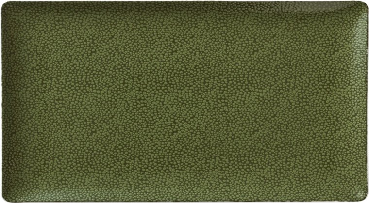 Platte rechteckig coup 42 x 20 cm Pearls Greens