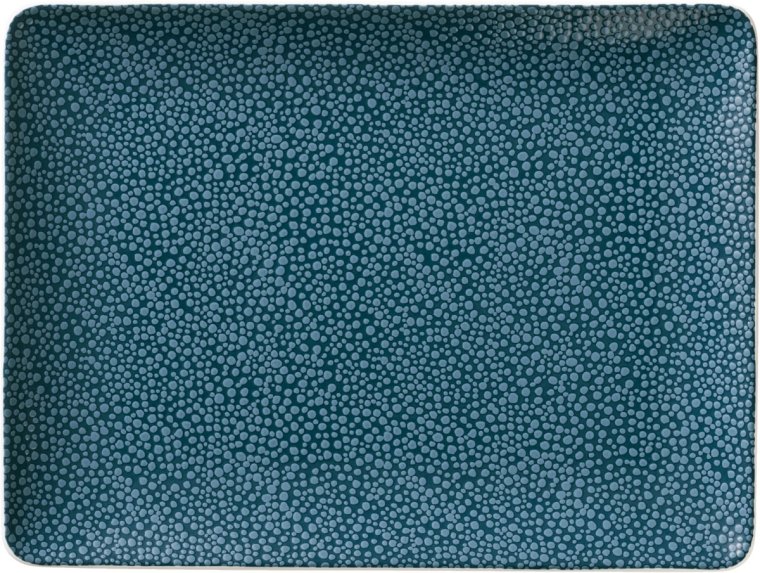 Platte rechteckig coup 20 x 15 cm Pearls Ocean