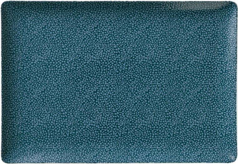 Platte rechteckig coup 34 x 20 cm Pearls Ocean