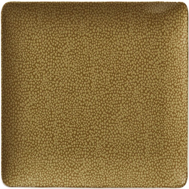 Platte rechteckig coup 42 x 20 cm Pearls Olive