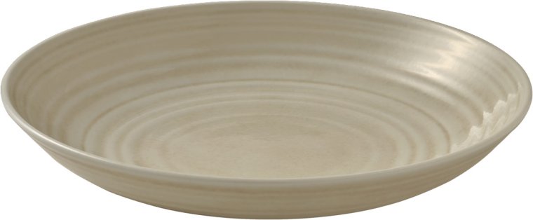 Teller tief rund coup Struktur 26 cm Country House Sand Porzellan