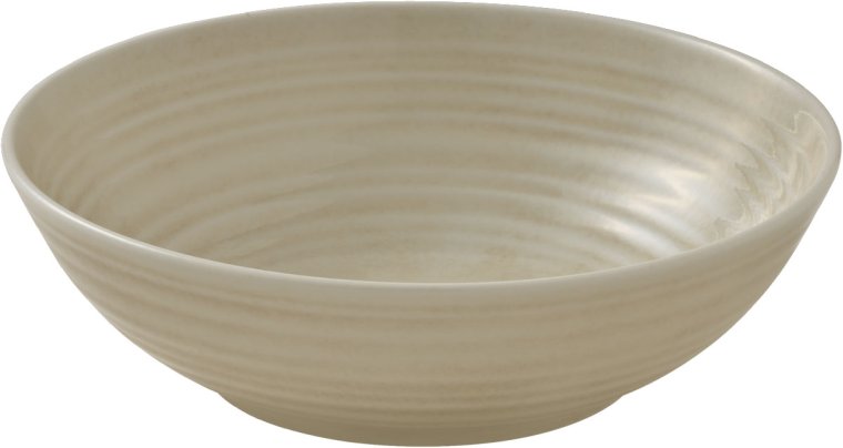 Schüssel rund Struktur 20 cm Country House Sand Porzellan