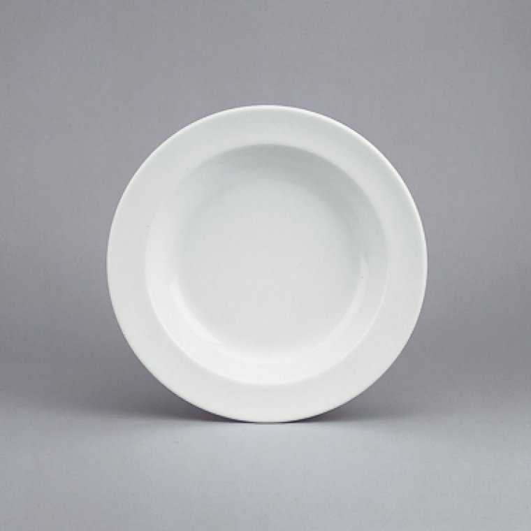 Teller tief Fahne 27 cm weiß Form 898 Porzellan