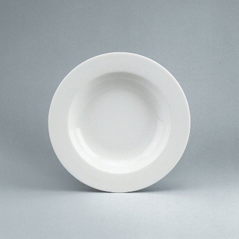 Teller tief Fahne 23 cm weiß Fine Dining 900 Porzellan