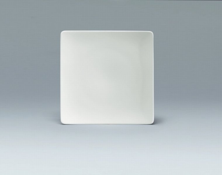 Teller flach coup eckig 24 cm weiß Fine Dining 900 Porzellan