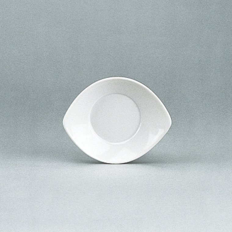 Schälchen oval 13 cm weiß Fine Dining 900