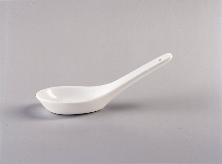 Porzellanlöffel 13 cm weiß Unlimited