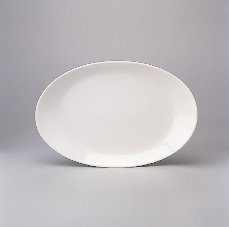 Servierplatte oval coup 22 cm weiß Unlimited Porzellan