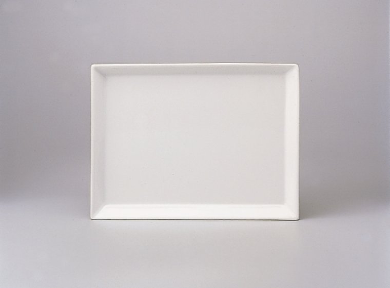 Speiseplatte eckig 21 x 33 cm weiß Unlimited Porzellan