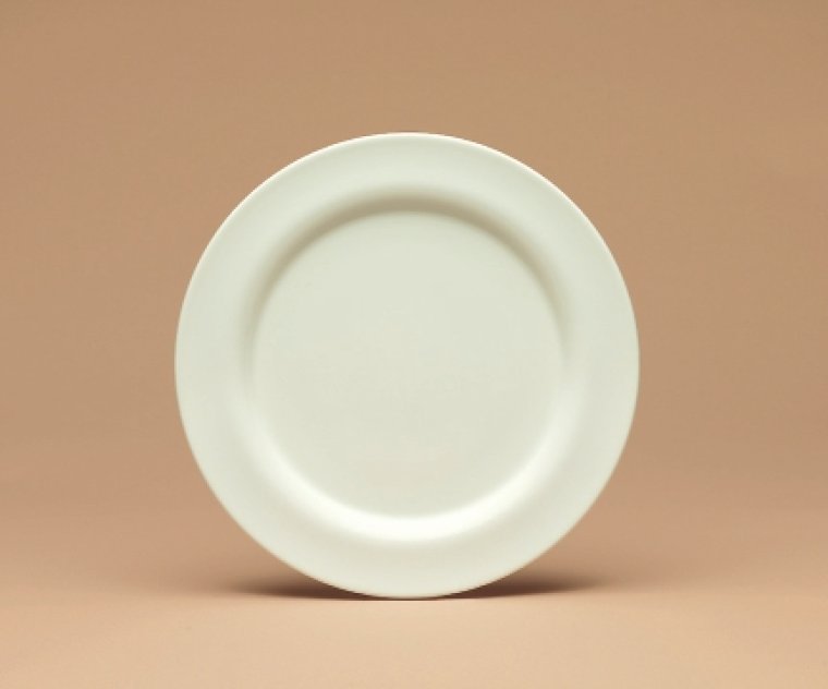 Teller flach Fahne 31 cm glatt weiß Generation Porzellan