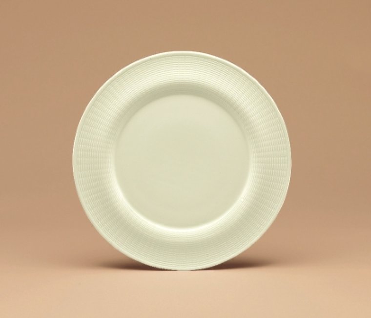 Teller flach Fahne 31 cm Struktur weiß Generation