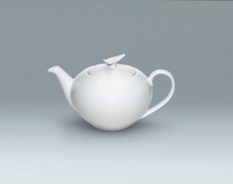 Teekanne elegant 0,45 l weiß Fine Dining 900 Porzellan