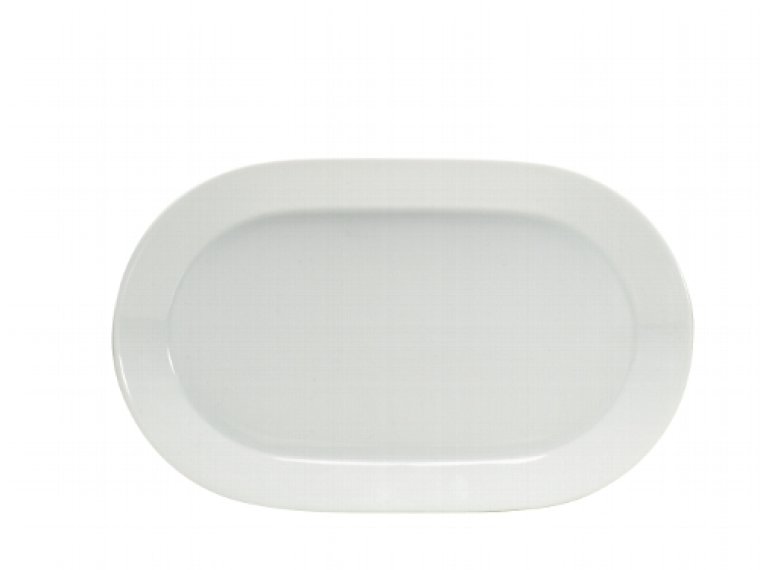 Platte coup oval 29 cm weiß Connect Porzellan