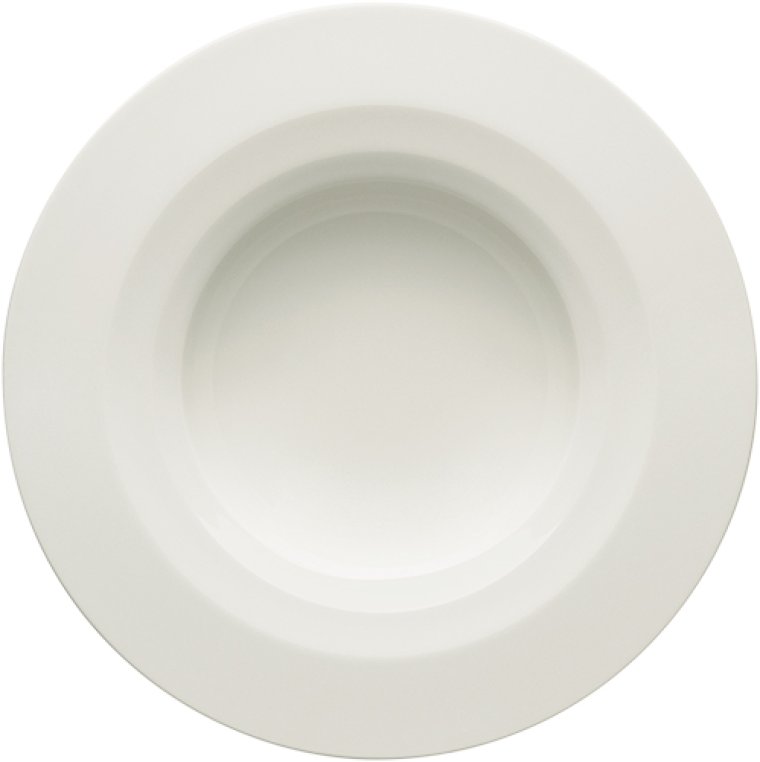 Teller tief Fahne 28 cm Allure bonewhite Porzellan