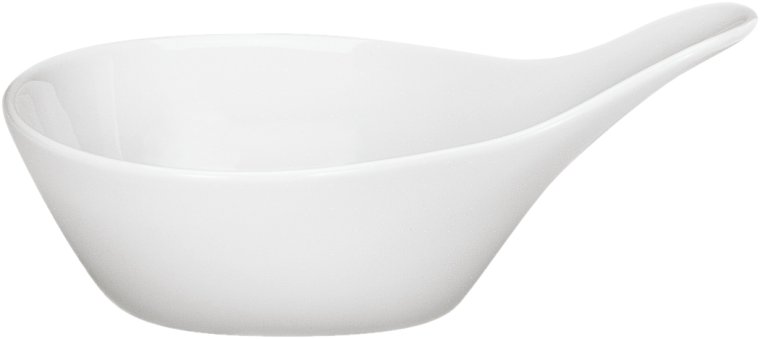 Schale mit Griff 18cm weiß, Unlimited