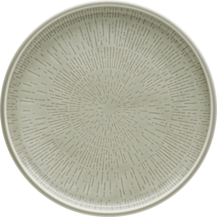 Teller flach coup Struktur 21 cm STEAM Shiro Glaze Porzellan