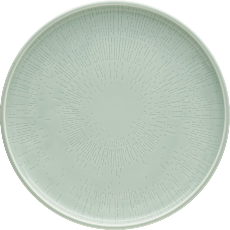 Teller flach coup Struktur 26 cm FROST Shiro Glaze Porzellan