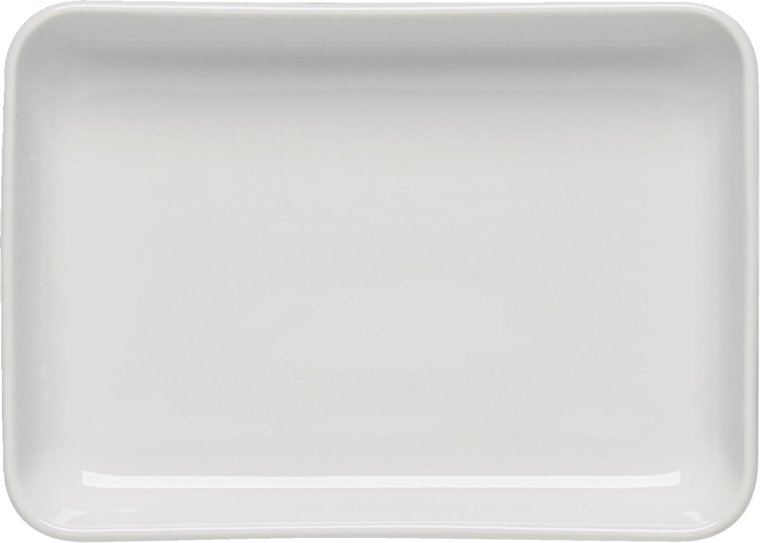 Platte rechteckig 16x12cm weiß, AIRFLOW