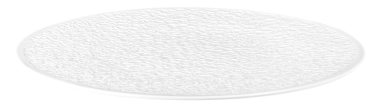 Teller flach 33 cm Vollrelief NORI weiß