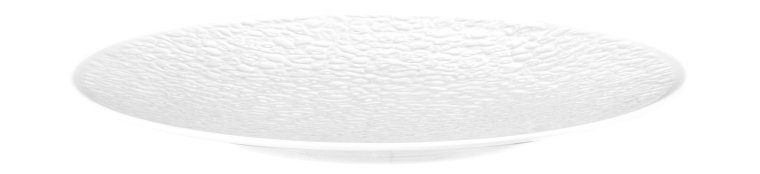 Teller flach 21 cm Vollrelief NORI weiß