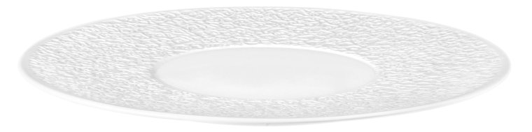 Teller flach 33 cm Relief breit 331 / 13.0 NORI weiß